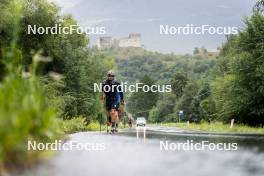 26.08.2024, Martell, Italy (ITA): Tommaso Giacomel (ITA) - Biathlon summer training, Martell (ITA). www.nordicfocus.com. © Vanzetta/NordicFocus. Every downloaded picture is fee-liable.