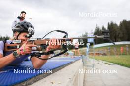 05.09.2024, Lenzerheide, Switzerland (SUI): Juni Arnekleiv (NOR) - Biathlon summer training, Lenzerheide (SUI). www.nordicfocus.com. © Manzoni/NordicFocus. Every downloaded picture is fee-liable.