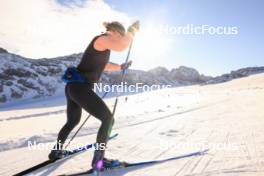 14.10.2024, Ramsau am Dachstein, Austria (AUT): Sophie Chauveau (FRA) - Biathlon summer training, Dachsteinglacier, Ramsau am Dachstein (AUT). www.nordicfocus.com. © Manzoni/NordicFocus. Every downloaded picture is fee-liable.