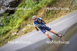 26.08.2024, Martell, Italy (ITA): Tommaso Giacomel (ITA) - Biathlon summer training, Martell (ITA). www.nordicfocus.com. © Vanzetta/NordicFocus. Every downloaded picture is fee-liable.