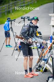 17.07.2024, Martell, Italy (ITA): Jonne Kahkonen (FIN) - Biathlon summer training, Martell (ITA). www.nordicfocus.com. © Barbieri/NordicFocus. Every downloaded picture is fee-liable.