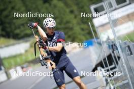 26.08.2024, Martell, Italy (ITA): Didier Bionaz (ITA) - Biathlon summer training, Martell (ITA). www.nordicfocus.com. © Vanzetta/NordicFocus. Every downloaded picture is fee-liable.