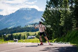 27.06.2024, Lavaze, Italy (ITA): Sturla Holm Laegreid (NOR) - Biathlon summer training, Lavaze (ITA). www.nordicfocus.com. © Barbieri/NordicFocus. Every downloaded picture is fee-liable.