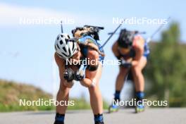 15.07.2024, Lenzerheide, Switzerland (SUI): Deedra Irwin (USA) - Biathlon summer training, Lenzerheide (SUI). www.nordicfocus.com. © Manzoni/NordicFocus. Every downloaded picture is fee-liable.