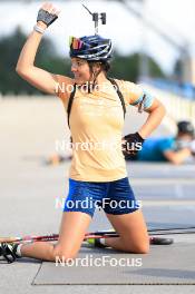 24.07.2024, Premanon, France (FRA): Camille Bened (FRA) - Biathlon summer training, Premanon (FRA). www.nordicfocus.com. © Manzoni/NordicFocus. Every downloaded picture is fee-liable.