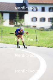 18.07.2024, Lenzerheide, Switzerland (SUI): Vaclav Cervenka (USA) - Biathlon summer training, Lenzerheide (SUI). www.nordicfocus.com. © Manzoni/NordicFocus. Every downloaded picture is fee-liable.