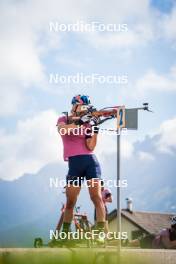 06.08.2024, Lavaze, Italy (ITA): Anna Gandler (AUT) - Biathlon summer training, Lavaze (ITA). www.nordicfocus.com. © Barbieri/NordicFocus. Every downloaded picture is fee-liable.