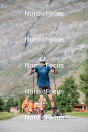 29.08.2024, Bessans, France (FRA): Ambroise Meunier (FRA) - Biathlon summer training, Bessans (FRA). www.nordicfocus.com. © Authamayou/NordicFocus. Every downloaded picture is fee-liable.