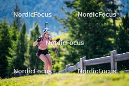 28.06.2024, Lavaze, Italy (ITA): Ida Lien (NOR) - Biathlon summer training, Lavaze (ITA). www.nordicfocus.com. © Barbieri/NordicFocus. Every downloaded picture is fee-liable.