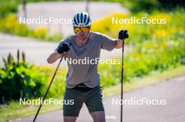 27.06.2024, Lavaze, Italy (ITA): Sivert Guttorm Bakken (NOR) - Biathlon summer training, Lavaze (ITA). www.nordicfocus.com. © Barbieri/NordicFocus. Every downloaded picture is fee-liable.