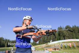 18.07.2024, Lenzerheide, Switzerland (SUI): Campbell Wright (NZL) - Biathlon summer training, Lenzerheide (SUI). www.nordicfocus.com. © Manzoni/NordicFocus. Every downloaded picture is fee-liable.