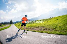 06.06.2024, Lavaze, Italy (ITA): Viktor Brandt (SWE) - Biathlon summer training, Lavaze (ITA). www.nordicfocus.com. © Barbieri/NordicFocus. Every downloaded picture is fee-liable.