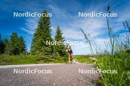 28.06.2024, Lavaze, Italy (ITA): Karoline Offigstad  Knotten (NOR) - Biathlon summer training, Lavaze (ITA). www.nordicfocus.com. © Barbieri/NordicFocus. Every downloaded picture is fee-liable.