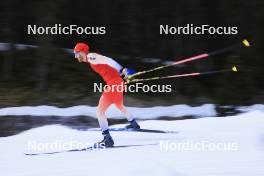 07.11.2024, Davos, Switzerland (SUI): Gion Stalder (SUI) - Biathlon training, snowfarming track, Davos (SUI). www.nordicfocus.com. © Manzoni/NordicFocus. Every downloaded picture is fee-liable.