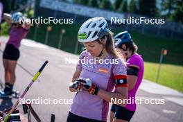 31.07.2024, Lavaze, Italy (ITA): Tamara Steiner (AUT) - Biathlon summer training, Lavaze (ITA). www.nordicfocus.com. © Barbieri/NordicFocus. Every downloaded picture is fee-liable.