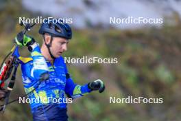 12.10.2024, Ramsau am Dachstein, Austria (AUT): Dmytro Pidruchnyi (UKR) - Biathlon summer training, Ramsau am Dachstein (AUT). www.nordicfocus.com. © Manzoni/NordicFocus. Every downloaded picture is fee-liable.