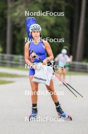 05.09.2024, Lenzerheide, Switzerland (SUI): Ingrid Landmark Tandrevold (NOR) - Biathlon summer training, Lenzerheide (SUI). www.nordicfocus.com. © Manzoni/NordicFocus. Every downloaded picture is fee-liable.