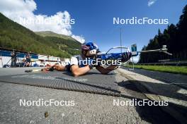 27.08.2024, Martell, Italy (ITA): Wierer Dorothea (ITA) - Biathlon summer training, Martell (ITA). www.nordicfocus.com. © Vanzetta/NordicFocus. Every downloaded picture is fee-liable.