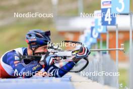 15.09.2024, Lenzerheide, Switzerland (SUI): Quentin Fillon Maillet (FRA) - Sommer Nordic Event 2024, Sommer Biathlon Cup, Lenzerheide (SUI). www.nordicfocus.com. © Manzoni/NordicFocus. Every downloaded picture is fee-liable.