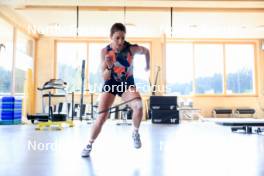 15.07.2024, Lenzerheide, Switzerland (SUI): Deedra Irwin (USA) - Biathlon summer training, Lenzerheide (SUI). www.nordicfocus.com. © Manzoni/NordicFocus. Every downloaded picture is fee-liable.