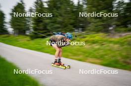 15.06.2024, Lavaze, Italy (ITA): Anton Ivarsson (SWE) - Biathlon summer training, Lavaze (ITA). www.nordicfocus.com. © Barbieri/NordicFocus. Every downloaded picture is fee-liable.