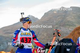 09.11.2024, Bessans, France (FRA): Julia Simon (FRA) - Biathlon summer training, Bessans (FRA). www.nordicfocus.com. © Authamayou/NordicFocus. Every downloaded picture is fee-liable.