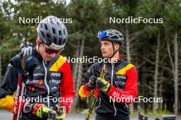 20.09.2024, Font-Romeu, France (FRA): Sam Parmantier (BEL) - Biathlon summer training, Font-Romeu (FRA). www.nordicfocus.com. © Authamayou/NordicFocus. Every downloaded picture is fee-liable.