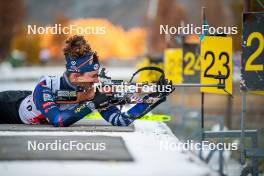 07.11.2024, Bessans, France (FRA): Fany Bertrand (FRA) - Biathlon summer training, Bessans (FRA). www.nordicfocus.com. © Authamayou/NordicFocus. Every downloaded picture is fee-liable.