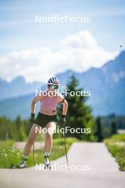 28.06.2024, Lavaze, Italy (ITA): Ida Lien (NOR) - Biathlon summer training, Lavaze (ITA). www.nordicfocus.com. © Barbieri/NordicFocus. Every downloaded picture is fee-liable.