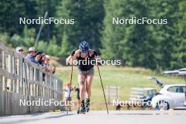 28.08.2024, Bessans, France (FRA): Lou Jeanmonnot (FRA) - Biathlon summer training, Bessans (FRA). www.nordicfocus.com. © Authamayou/NordicFocus. Every downloaded picture is fee-liable.