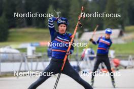 16.09.2024, Lenzerheide, Switzerland (SUI): Quentin Fillon Maillet (FRA) - Biathlon summer training, Lenzerheide (SUI). www.nordicfocus.com. © Manzoni/NordicFocus. Every downloaded picture is fee-liable.