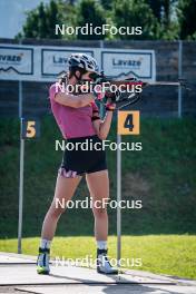 31.07.2024, Lavaze, Italy (ITA): Anna Andexer (AUT) - Biathlon summer training, Lavaze (ITA). www.nordicfocus.com. © Barbieri/NordicFocus. Every downloaded picture is fee-liable.