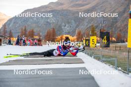 09.11.2024, Bessans, France (FRA): Lou Jeanmonnot (FRA) - Biathlon summer training, Bessans (FRA). www.nordicfocus.com. © Authamayou/NordicFocus. Every downloaded picture is fee-liable.