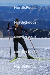 12.10.2024, Ramsau am Dachstein, Austria (AUT): Lou Jeanmonnot (FRA) - Biathlon summer training, Dachsteinglacier, Ramsau am Dachstein (AUT). www.nordicfocus.com. © Manzoni/NordicFocus. Every downloaded picture is fee-liable.