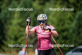 31.07.2024, Lavaze, Italy (ITA): Lisa Osl (AUT) - Biathlon summer training, Lavaze (ITA). www.nordicfocus.com. © Barbieri/NordicFocus. Every downloaded picture is fee-liable.