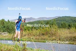 05.09.2024, Font-Romeu, France (FRA): Anna Karin Heijdenberg (SWE) - Biathlon summer training, Font-Romeu (FRA). www.nordicfocus.com. © Authamayou/NordicFocus. Every downloaded picture is fee-liable.