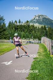 31.07.2024, Lavaze, Italy (ITA): Tamara Steiner (AUT) - Biathlon summer training, Lavaze (ITA). www.nordicfocus.com. © Barbieri/NordicFocus. Every downloaded picture is fee-liable.