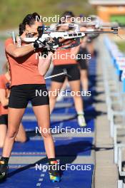 06.08.2024, Lenzerheide, Switzerland (SUI): Aita Gasparin (SUI) - Biathlon summer training, Lenzerheide (SUI). www.nordicfocus.com. © Manzoni/NordicFocus. Every downloaded picture is fee-liable.