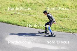 10.09.2024, Lenzerheide, Switzerland (SUI): Arnaud Du Pasquier (SUI) - Biathlon summer training, Lenzerheide (SUI). www.nordicfocus.com. © Manzoni/NordicFocus. Every downloaded picture is fee-liable.