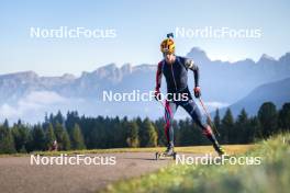 22.10.2024, Lavaze, Italy (ITA): Johannes Thingnes Boe (NOR) - Biathlon summer training, Lavaze (ITA). www.nordicfocus.com. © Vanzetta/NordicFocus. Every downloaded picture is fee-liable.