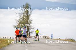 02.09.2024, Font-Romeu, France (FRA): Jesper Nelin (SWE), Sebastian Samuelsson (SWE), (l-r) - Biathlon summer training, Font-Romeu (FRA). www.nordicfocus.com. © Authamayou/NordicFocus. Every downloaded picture is fee-liable.