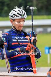 02.07.2024, Premanon, France (FRA): Fabien Claude (FRA) - Biathlon summer training, Premanon (FRA). www.nordicfocus.com. © Manzoni/NordicFocus. Every downloaded picture is fee-liable.