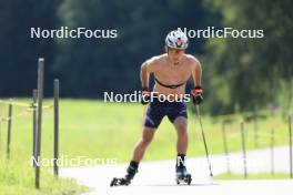 18.07.2024, Lenzerheide, Switzerland (SUI): Vaclav Cervenka (USA) - Biathlon summer training, Lenzerheide (SUI). www.nordicfocus.com. © Manzoni/NordicFocus. Every downloaded picture is fee-liable.