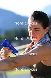 15.07.2024, Lenzerheide, Switzerland (SUI): Deedra Irwin (USA) - Biathlon summer training, Lenzerheide (SUI). www.nordicfocus.com. © Manzoni/NordicFocus. Every downloaded picture is fee-liable.