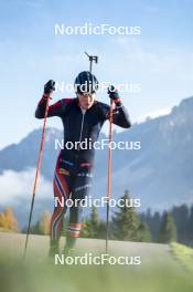 22.10.2024, Lavaze, Italy (ITA): Johannes Dale-Skjevdal (NOR) - Biathlon summer training, Lavaze (ITA). www.nordicfocus.com. © Vanzetta/NordicFocus. Every downloaded picture is fee-liable.