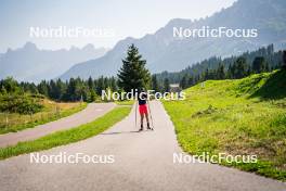 31.07.2024, Lavaze, Italy (ITA): Kristina Oberthaler (AUT) - Biathlon summer training, Lavaze (ITA). www.nordicfocus.com. © Barbieri/NordicFocus. Every downloaded picture is fee-liable.