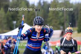 15.09.2024, Lenzerheide, Switzerland (SUI): Sophie Chauveau (FRA) - Sommer Nordic Event 2024, Sommer Biathlon Cup, Lenzerheide (SUI). www.nordicfocus.com. © Manzoni/NordicFocus. Every downloaded picture is fee-liable.