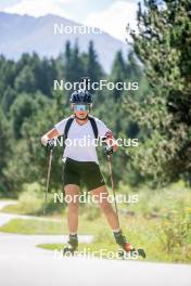 17.08.2024, Font-Romeu, France (FRA): Lou-Anne Dupont Ballet-Baz (FRA) - Biathlon summer training, Font-Romeu (FRA). www.nordicfocus.com. © Authamayou/NordicFocus. Every downloaded picture is fee-liable.