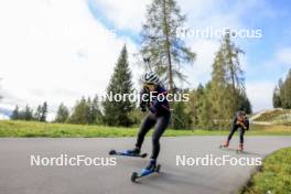 15.09.2024, Lenzerheide, Switzerland (SUI): Jeanne Richard (FRA), Elisa Gasparin (SUI), (l-r) - Sommer Nordic Event 2024, Sommer Biathlon Cup, Lenzerheide (SUI). www.nordicfocus.com. © Manzoni/NordicFocus. Every downloaded picture is fee-liable.