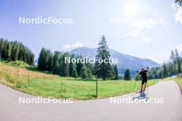 18.07.2024, Lenzerheide, Switzerland (SUI): Dajan Danuser (SUI) - Biathlon summer training, Lenzerheide (SUI). www.nordicfocus.com. © Manzoni/NordicFocus. Every downloaded picture is fee-liable.